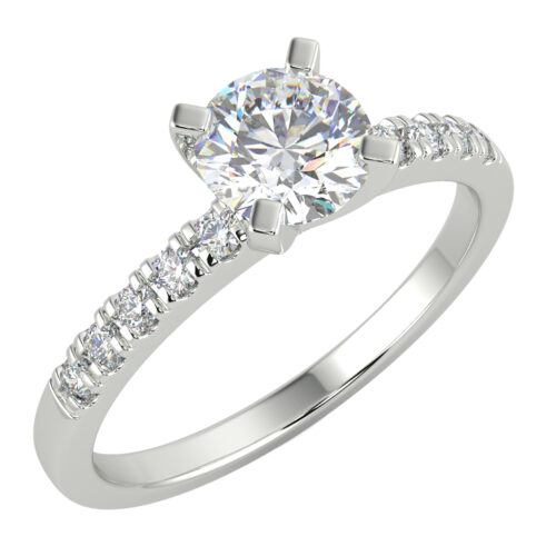 Certified Diamond Engagement Rings at Lowest Prices | DJU