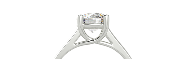 Diamond Engagement ring with a trellis setting.