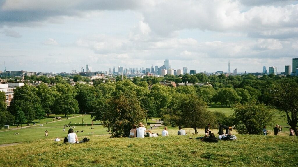 Primrose Hill Park - a great place for proposing to your partner